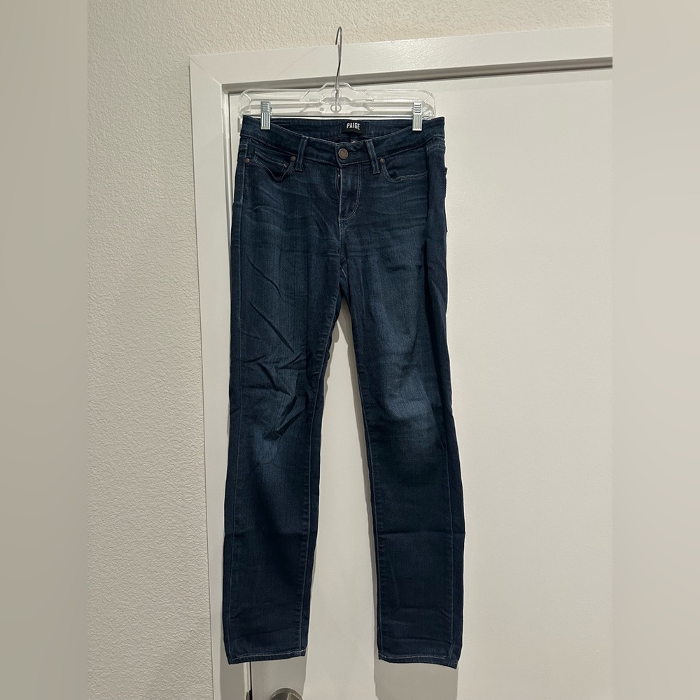 PAIGE Dark Indigo Women's Verdugo Ankle Jean